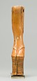 Furniture leg in shape of bull's leg, Hippopotamus ivory