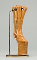 Furniture leg in shape of bull's leg, Hippopotamus ivory
