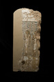 Shrine with statues and relief, Sandstone, paint