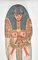 Cartonnage of a Woman, Cartonnage, paint
