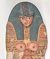 Cartonnage of a Woman, Cartonnage, paint