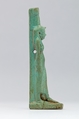 Nephthys Amulet, Faience