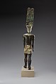 Amun, Bronze or copper alloy, gesso