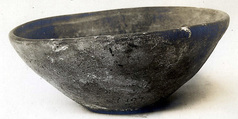 Red polished ware bowl, Pottery