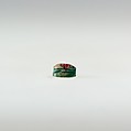 Scarab Inscribed with a Blessing Related to Re, Green faience