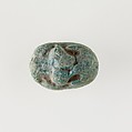 Animal amulet, Green faience