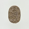 Scarab of the Chamberlain to the Treasurer Kheperka, Glazed steatite