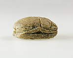 Scarab of an Official, Green glazed steatite