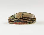 Scarab of an Official, Green glazed steatite