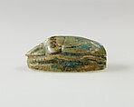 Scarab of an Official, Green glazed steatite