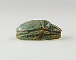Scarab of an Official, Green glazed steatite