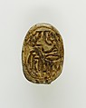 Scarab of an Official, Green glazed steatite