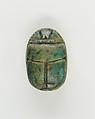 Scarab of an Official, Bright green glazed steatite