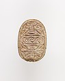 Scarab Decorated with the Symbol of Unification | Middle Kingdom | The ...