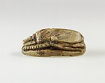 Scarab of an Official, Green glazed steatite
