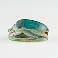 Scarab of Thutmose III, Blue glazed steatite