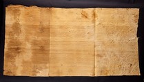 Inscribed Linen Sheet from Tutankhamun's Embalming Cache, Linen