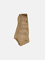 Hieratic ostracon, Limestone, ink, paint
