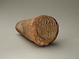 Funerary Cone of Djehutynefer, Pottery