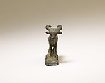 Horned quadruped, Cupreous metal
