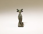 Horned quadruped, Cupreous metal