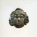 Ornamental mask, Copper alloy