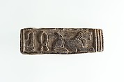 Magic rod segment: lion, Steatite