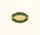 Cowroid Naming Queen Ahmose Nefertari, Glazed steatite