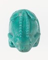 Toad Amuleet, Faience