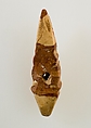 Amulet, crocodile, Faience