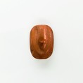 Bead Plaque of Ramesses II, Red Jasper