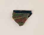 Floral plaque, Glass