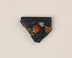 Floral plaque, Glass