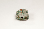 Scarab Inscribed with the Name Amenhotep, Steatite, glazed