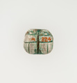 Scarab Inscribed with the Name Amenhotep, Steatite, glazed
