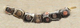 String of 7 Beads, Glass
