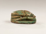 Scarab Inscribed for the God's Wife Nefertari, Steatite, glazed