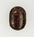 Scarab Inscribed with the Throne Name of Thutmose II, Hematite
