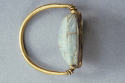 Scarab Ring of the Storeroom Overseer Im, Beryl, gold
