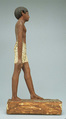 Statuette of Merer, Wood, paint
Gesso