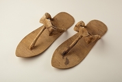 Pair of Sandals from the Tomb of Yuya and Tjuyu, Grass, reed, papyrus