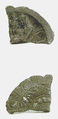 Fragment of a bowl, Black stone (possibly soapstone)