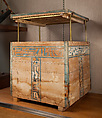 Canopic Chest of Senbi, Wood (ziziphus sp.), paint, string