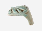 Ring Fragment, Faience, blue, green