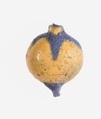 Bead in the Form of a Persea Fruit, Faience