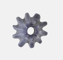 Pendant: Petals of Cornflower, Faience