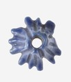 Pendant: Petals of Cornflower, Faience