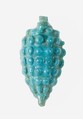 Bead in the Form of a Bunch of Grapes, Faience