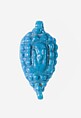 Bead in the Form of a Bunch of Grapes, Faience