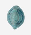 Seal Amulet in the Shape of a Cowry Shell, Faience